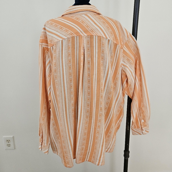 Wrangler Western Shirt 3XL Button Front Collard Long Sleeve Soft 100% Cotton - Picture 11 of 12